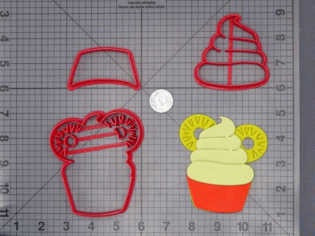 Disneyland - Mickey Mouse Dole Whip Ice Cream 266-H888 Cookie Cutter Set