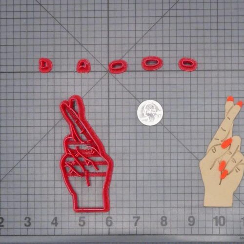 Fingers Crossed 266-I031 Cookie Cutter Set