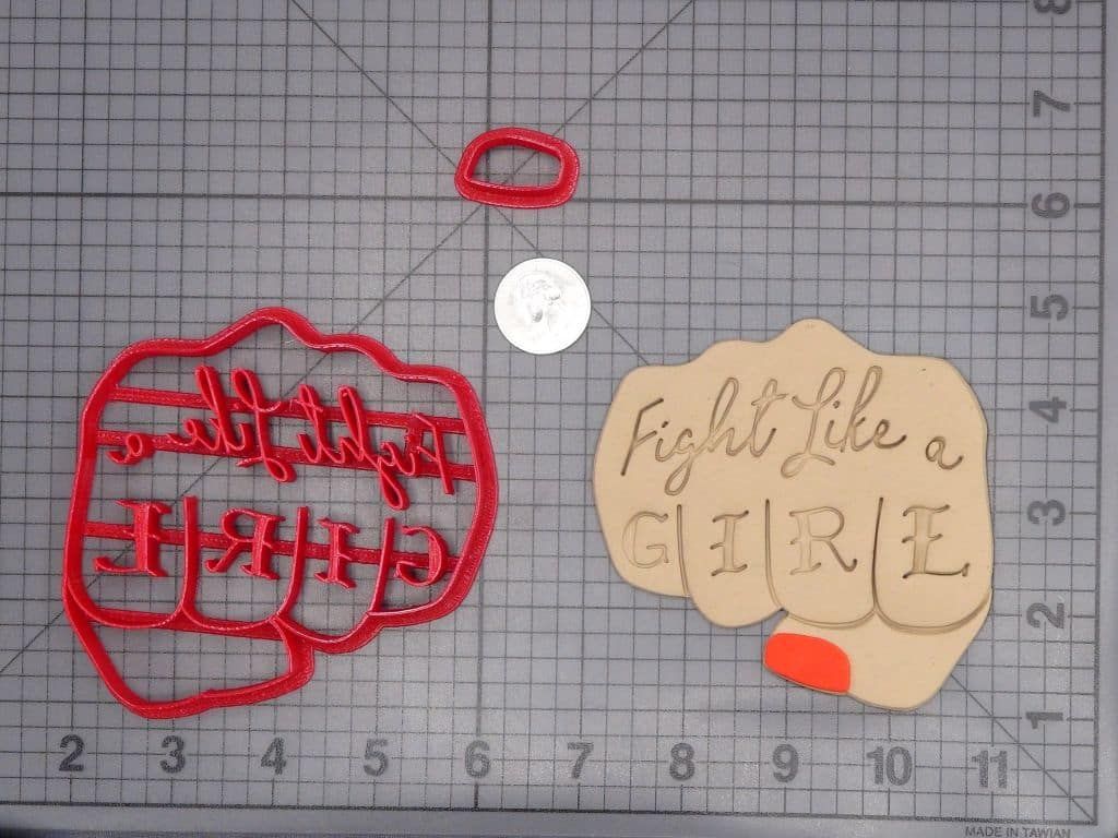 Fist Fight Like a Girl 266-H872 Cookie Cutter Set