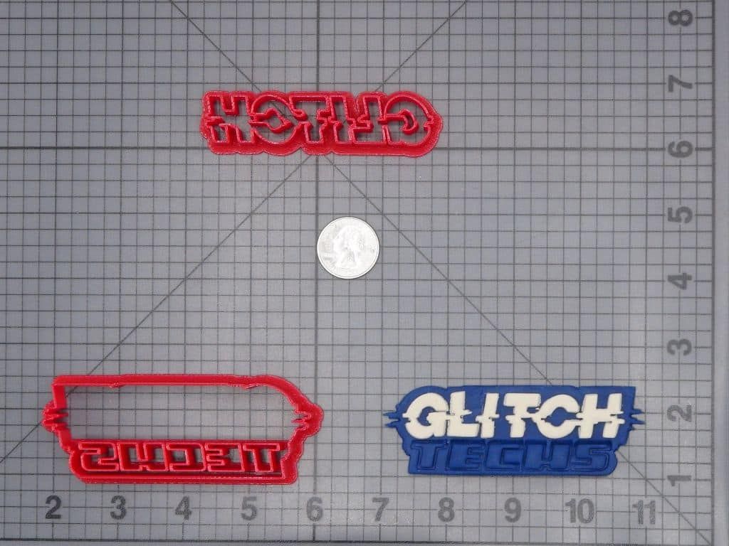 Glitch Techs Logo 266-H957 Cookie Cutter Set