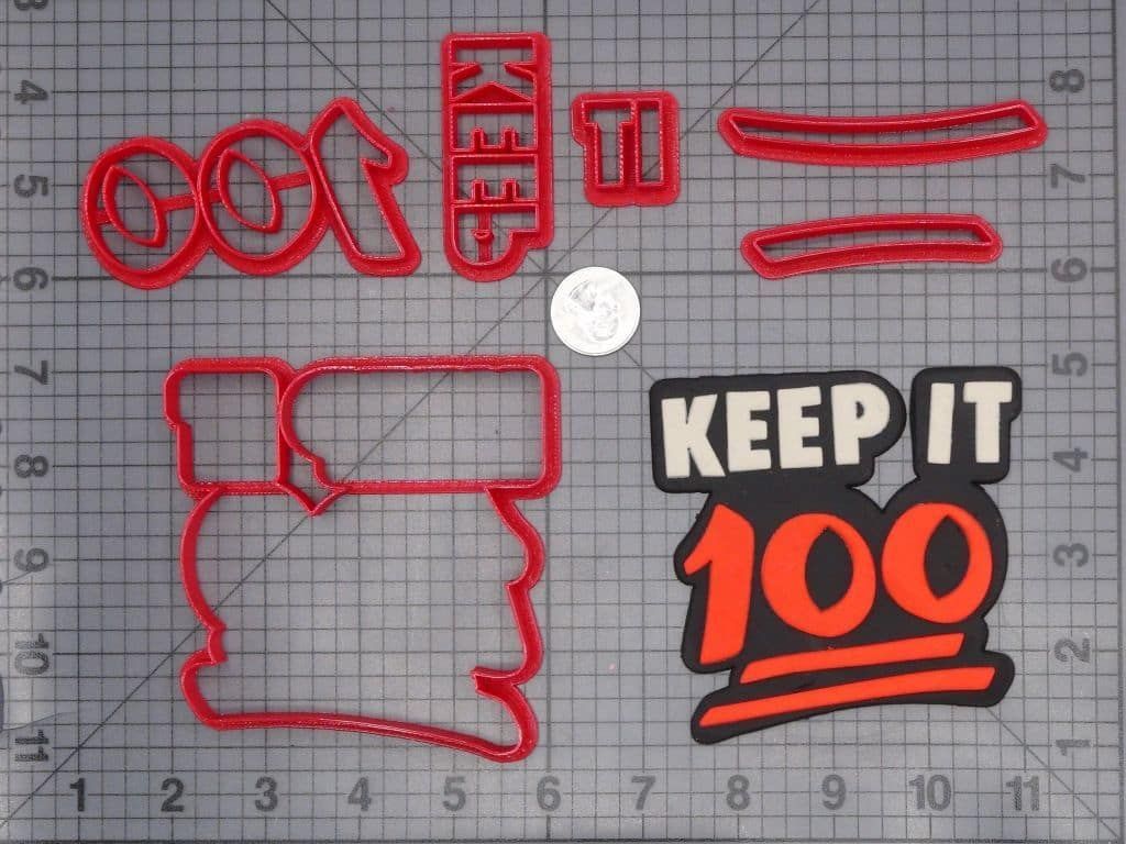 Keep It 100 266-I026 Cookie Cutter Set