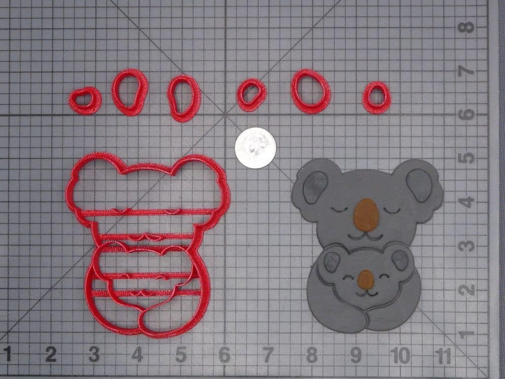 Koala Mom and Baby 266-H931 Cookie Cutter Set