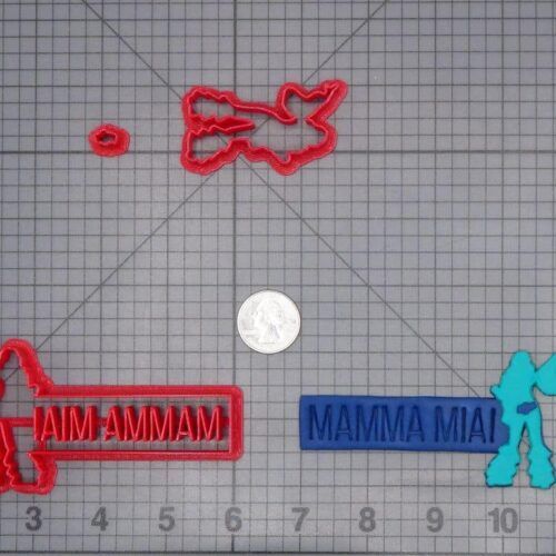 Mama Mia Logo 266-H962 Cookie Cutter Set