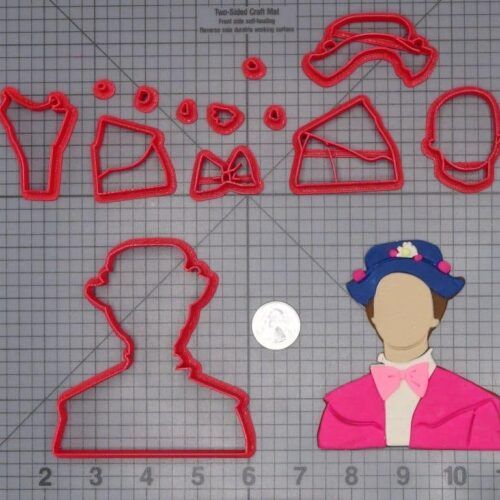 Mary Poppins 266-E275 Cookie Cutter Set