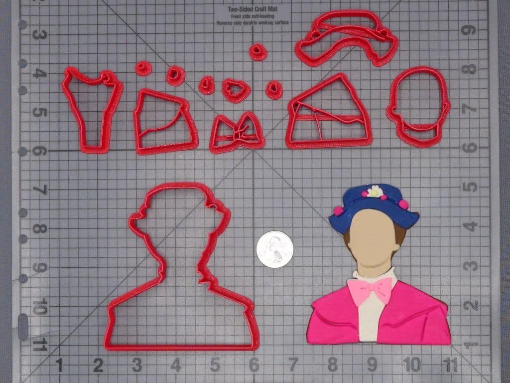 Mary Poppins 266-E275 Cookie Cutter Set