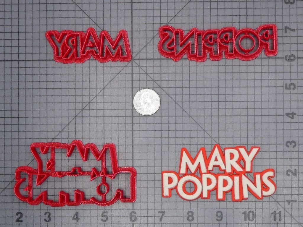 Mary Poppins Logo 266-H857 Cookie Cutter Set