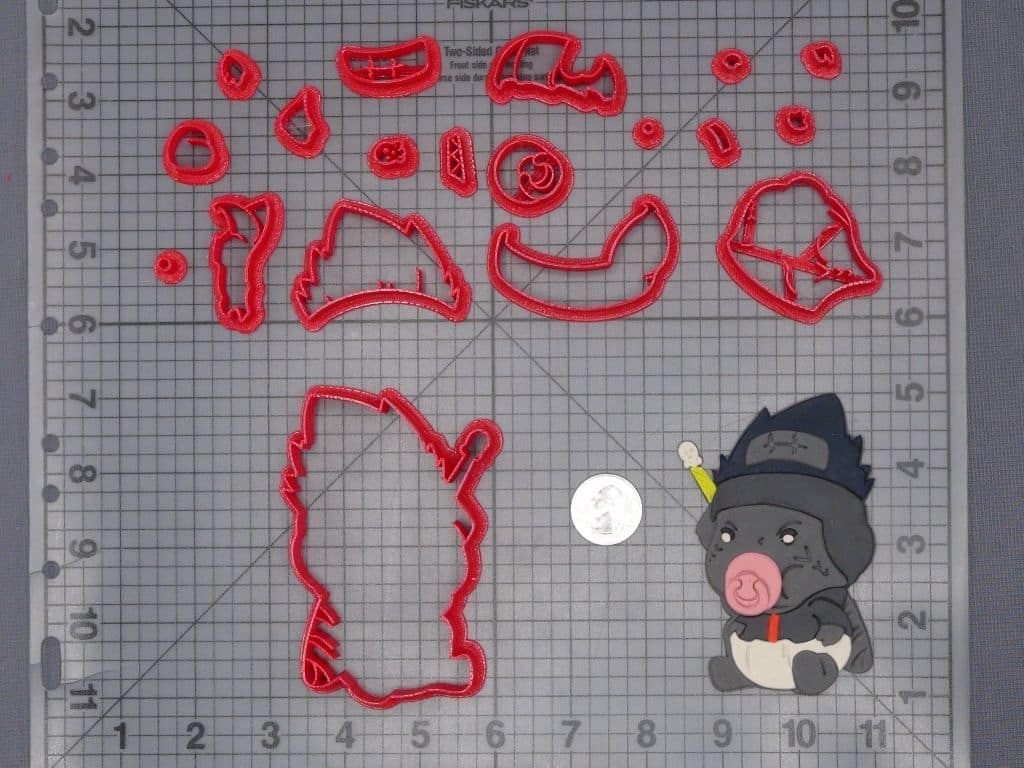 Naruto - Kisame Baby Body 266-G924 Cookie Cutter Set