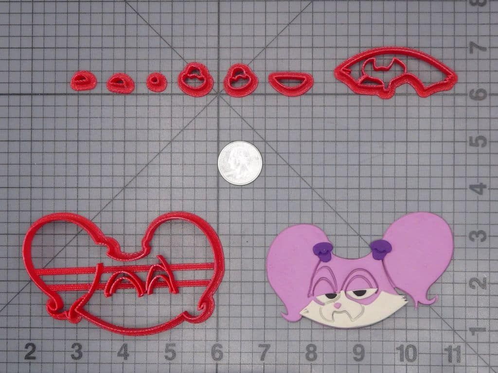Puppy Pals - Cupcake Head 266-H902 Cookie Cutter Set