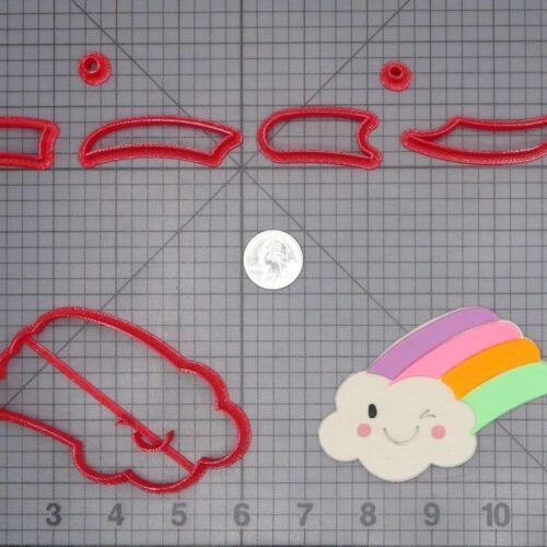 Rainbow Cloud 266-H893 Cookie Cutter Set