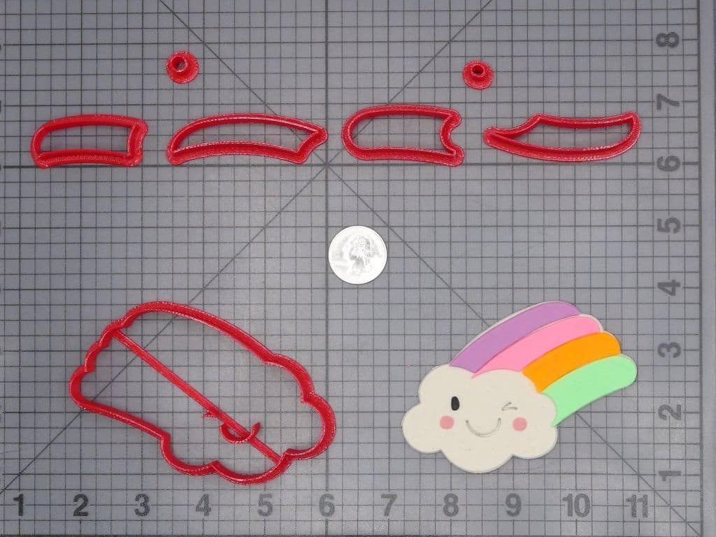 Rainbow Cloud 266-H893 Cookie Cutter Set