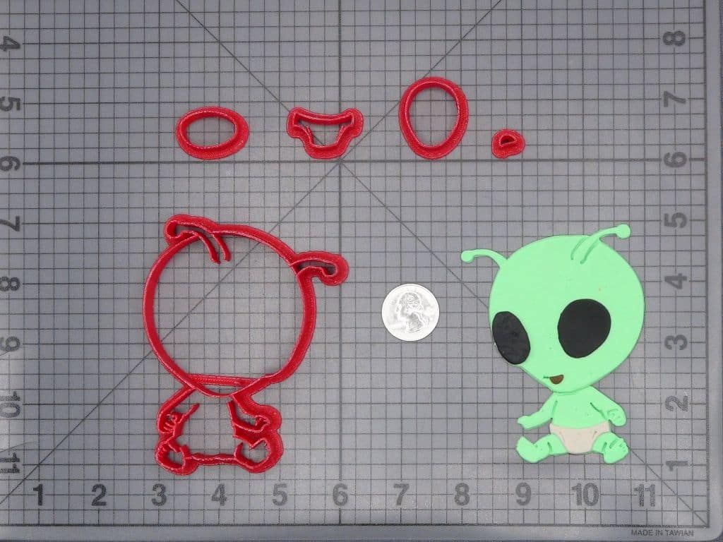 Alien Baby 266-I002 Cookie Cutter Set