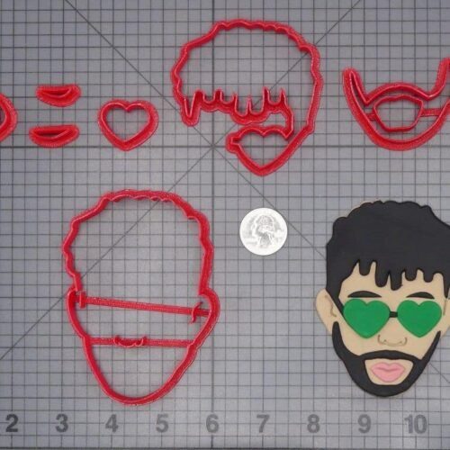 Bad Bunny Head 266-I007 Cookie Cutter Set