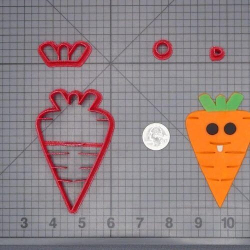 Carrot 266-I071 Cookie Cutter Set