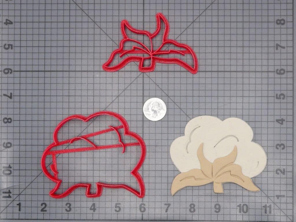 Cotton Flower 266-I032 Cookie Cutter Set