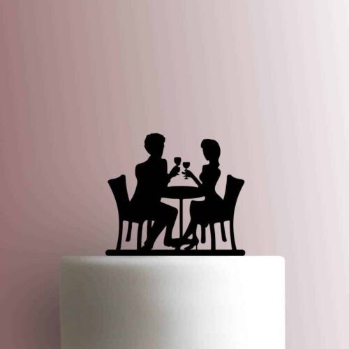 Couple on Date 225-B299 Cake Topper