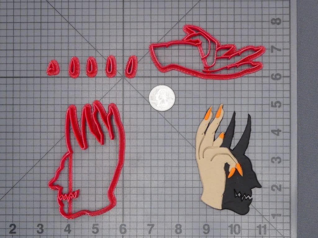 Devil Shadow Hand 266-I068 Cookie Cutter Set