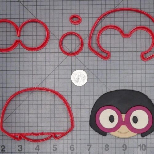 Disney Emoji - The Incredibles - Edna Head 266-I114 Cookie Cutter Set