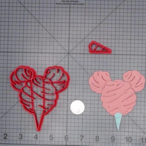 Disneyland - Mickey Mouse Cotton Candy 266-I049 Cookie Cutter Set