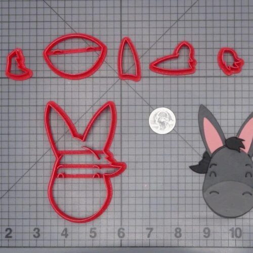 Donkey Head 266-I028 Cookie Cutter Set
