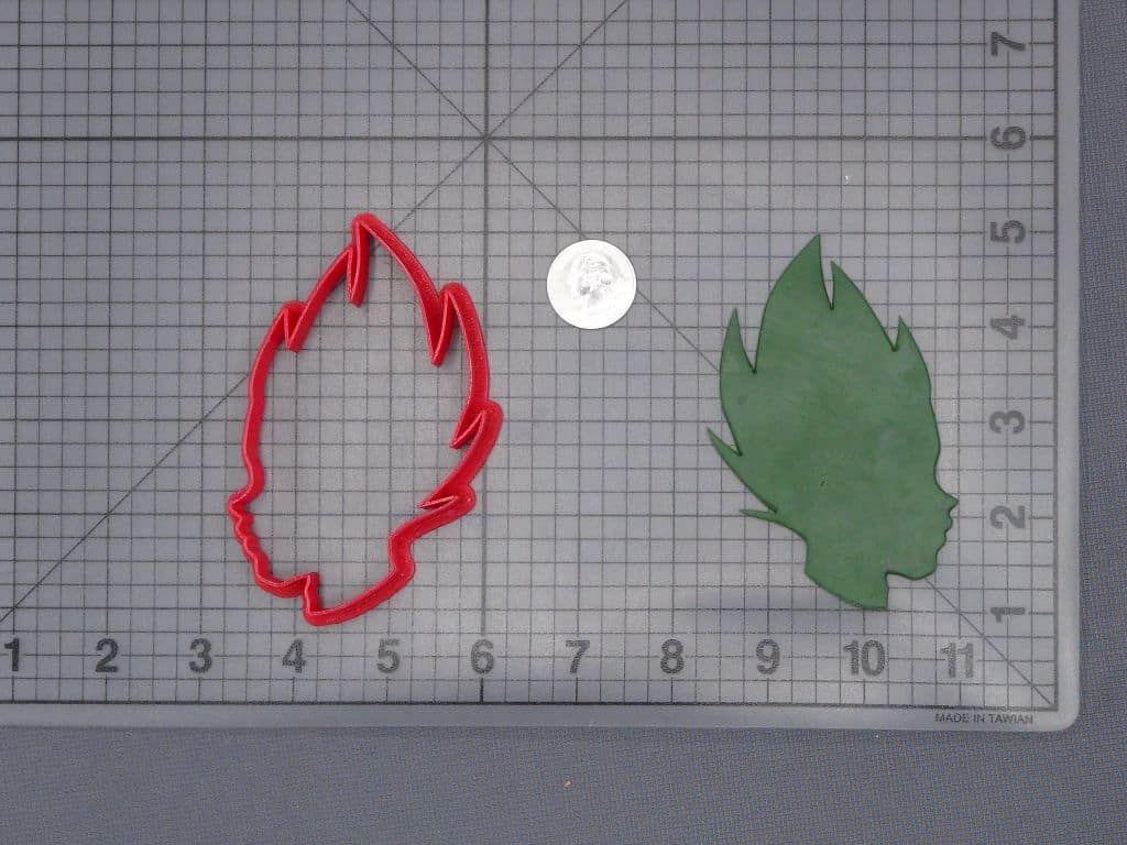 Dragon Ball Z - Vegeta Head 266-I055 Cookie Cutter Silhouette