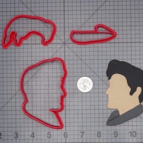 Elvis Head 266-I082 Cookie Cutter Set