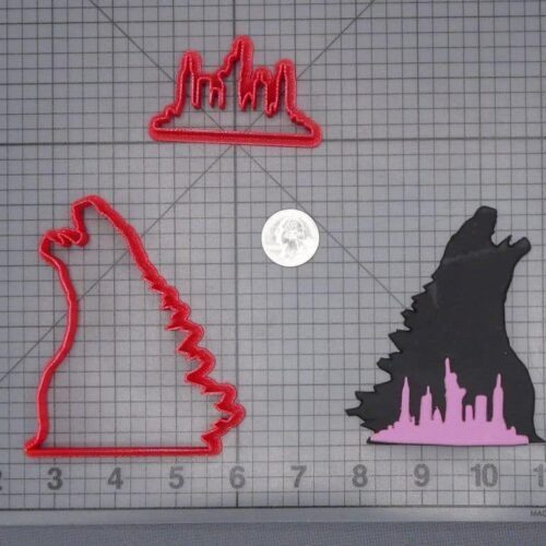 Godzilla in New York Cameo 266-I009 Cookie Cutter Set