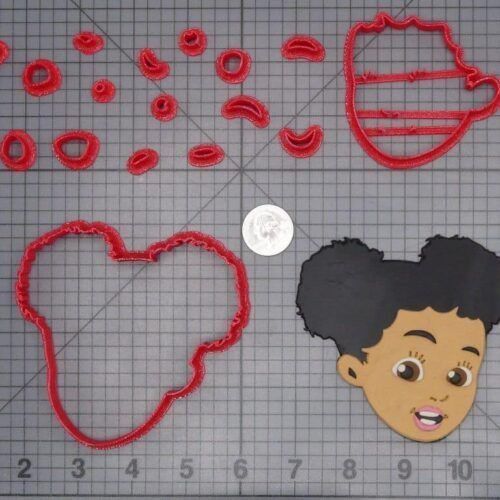 Gracies Corner Head 266-I175 Cookie Cutter Set