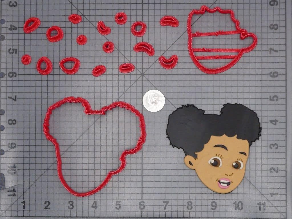 Gracies Corner Head 266-I175 Cookie Cutter Set