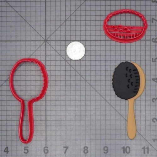 Hair Brush 266-I065 Cookie Cutter Set