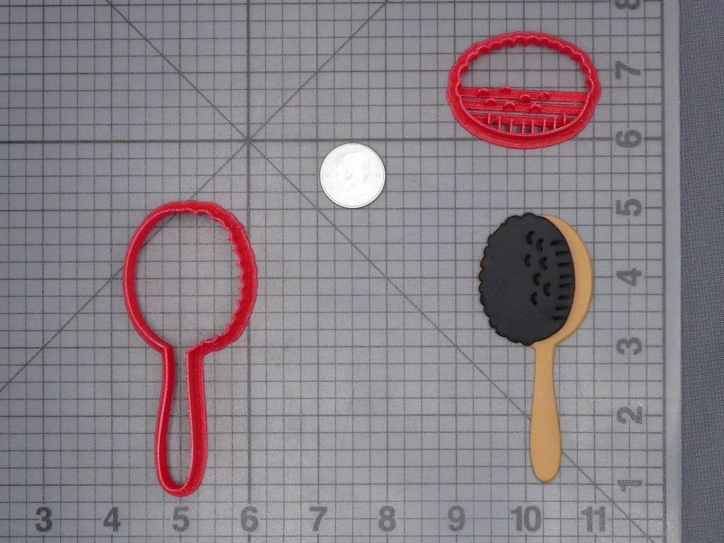 Hair Brush 266-I065 Cookie Cutter Set