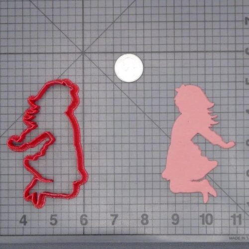 Kid Jumping Body 266-I057 Cookie Cutter Silhouette