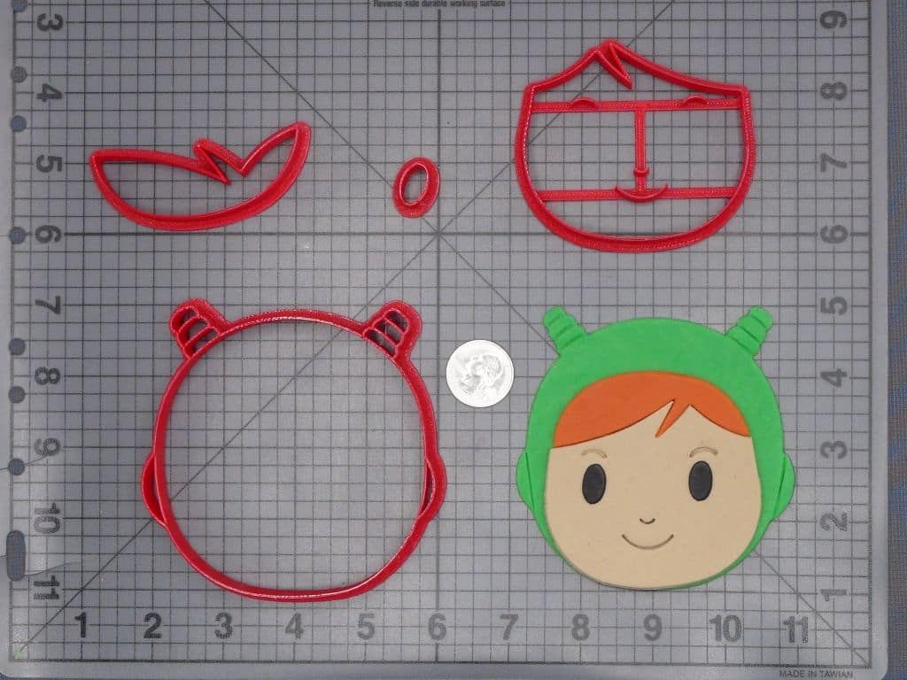 Pocoyo - Nina Head 266-I140 Cookie Cutter Set