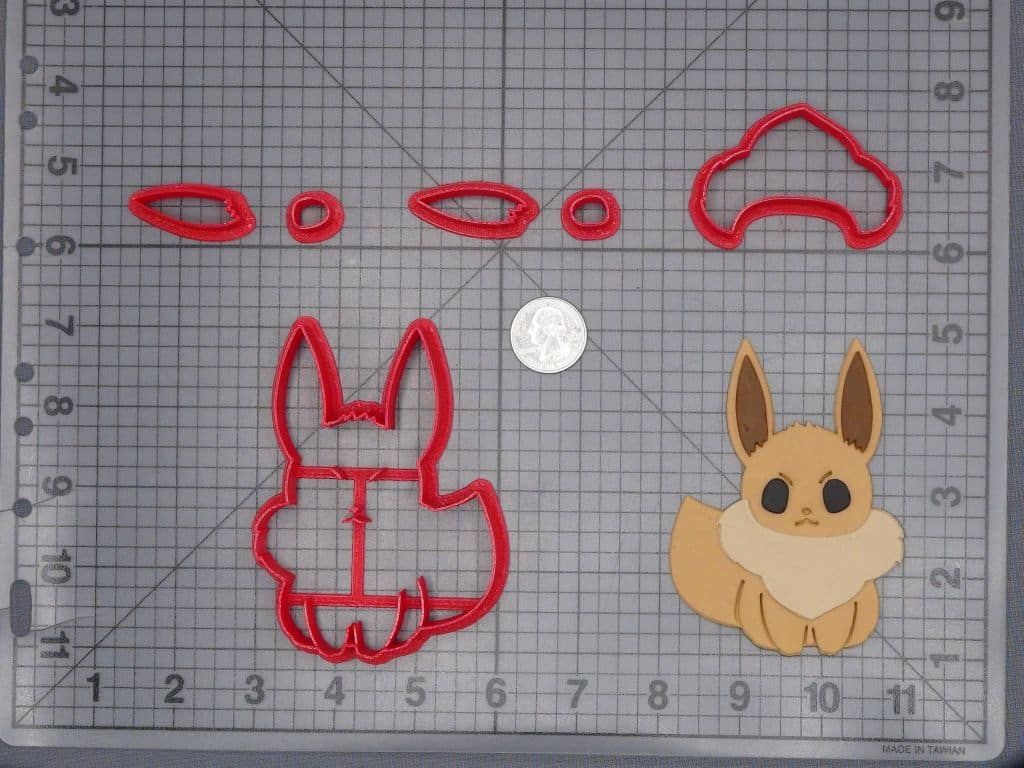 Pokemon - Eevee Body 266-I083 Cookie Cutter Set