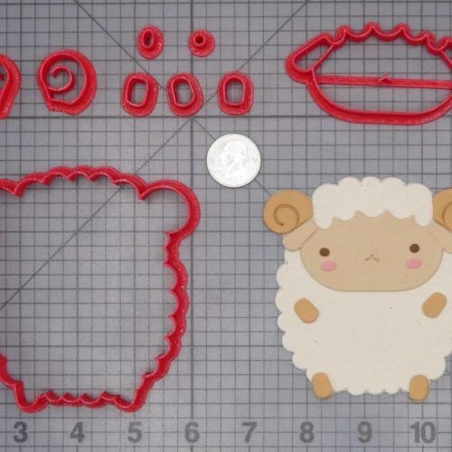 Ram Body 266-H996 Cookie Cutter Set