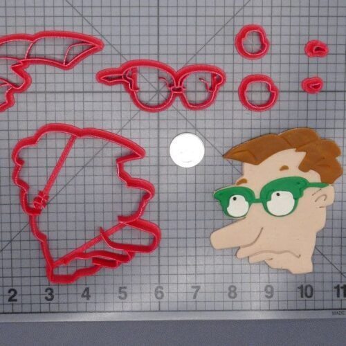 Rugrats - Drew Head 266-F359 Cookie Cutter Set