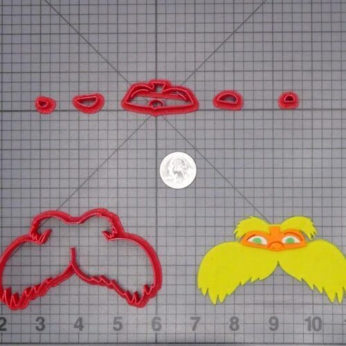 The Lorax Head 266-H837 Cookie Cutter Set