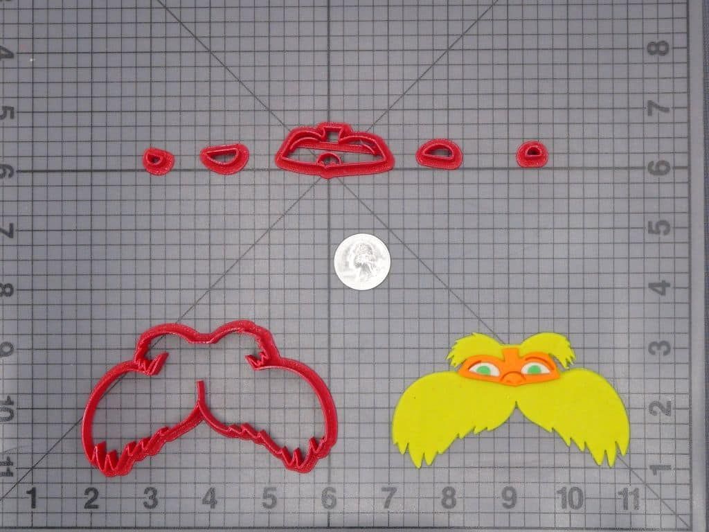 The Lorax Head 266-H837 Cookie Cutter Set