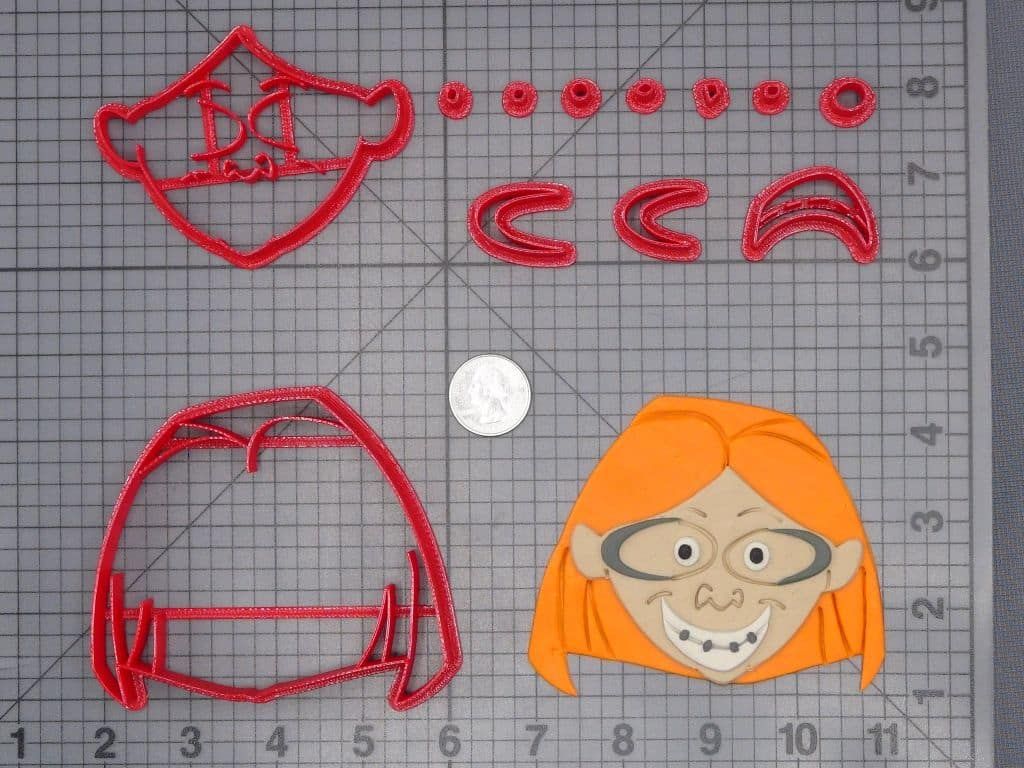 The Proud Family - Zoey Head 266-H015 Cookie Cutter Set