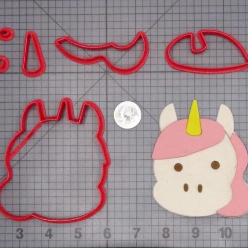 Unicorn Head 266-H925 Cookie Cutter Set