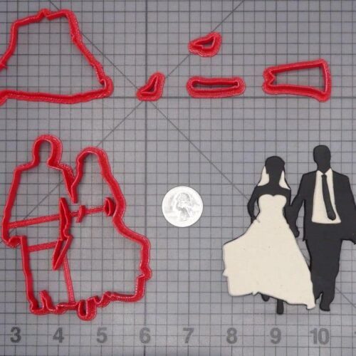 Wedding Couple 266-H866 Cookie Cutter Set