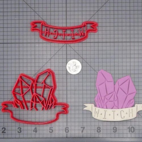 Witch Crystals 266-I036 Cookie Cutter Set