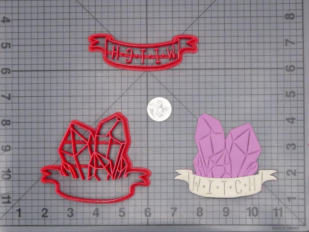 Witch Crystals 266-I036 Cookie Cutter Set