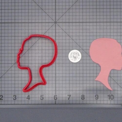 Woman Head 266-H980 Cookie Cutter Silhouette