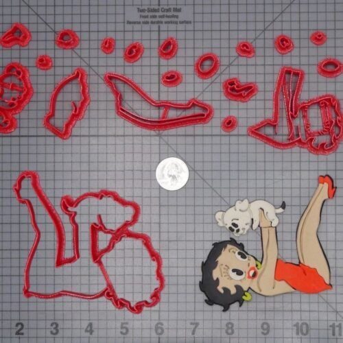 Betty Boop with Dog 266-G984 Cookie Cutter Set