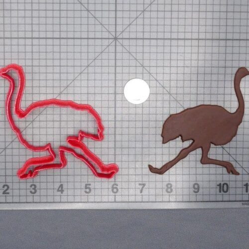 Bird - Ostrich 266-D622 Cookie Cutter Silhouette