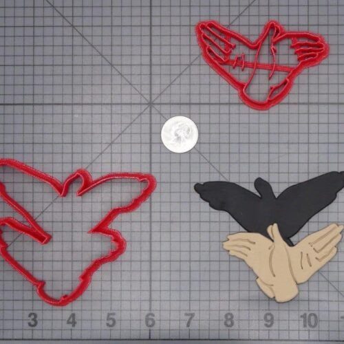 Bird Shadow Hands 266-I107 Cookie Cutter Set