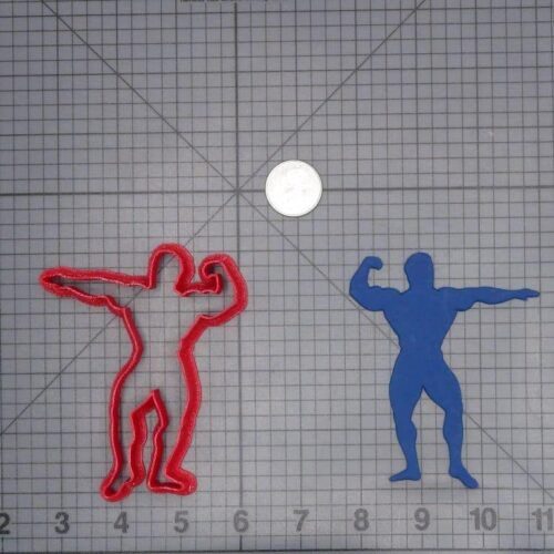 Bodybuilder 266-I164 Cookie Cutter Silhouette