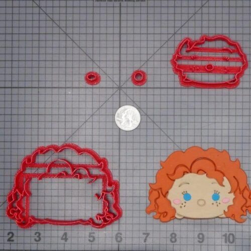 Brave - Merida Kawaii Body 266-I215 Cookie Cutter Set