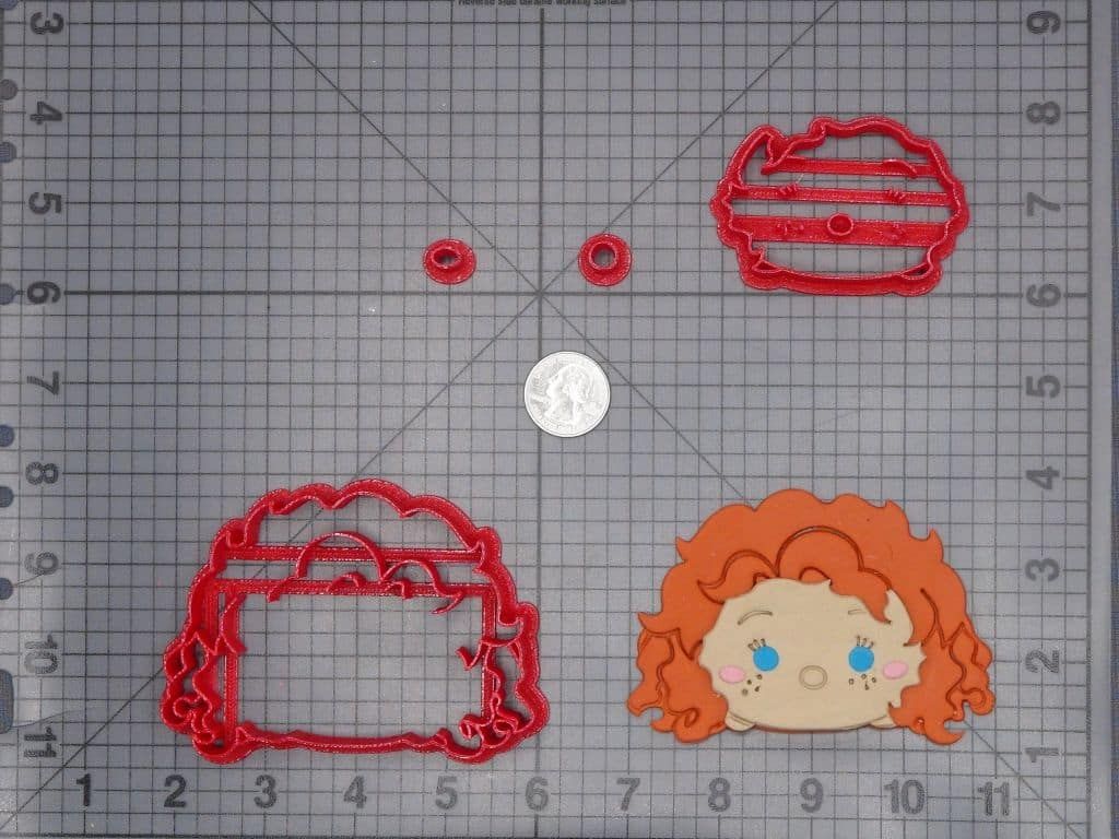 Brave - Merida Kawaii Body 266-I215 Cookie Cutter Set