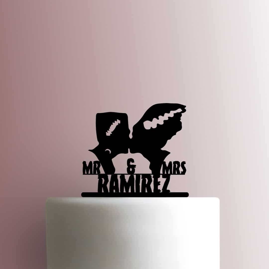 Custom Frankenstein Wedding Name 225-B456 Cake Topper